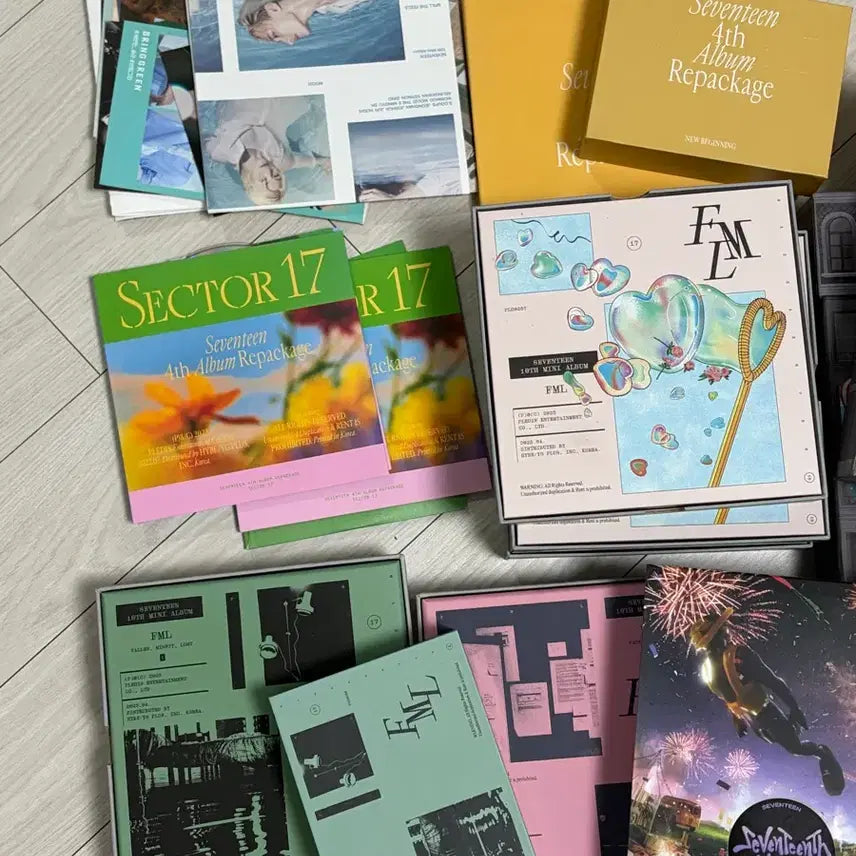 [BUNJANG] SEVENTEEN BSS (BooSeokSoon) SECTOR 17 &amp; Heaven Bundle Set / 최저가) 세븐틴 개봉앨범 일괄 fml 부석순 sector 17 heaven 위버스 특전 spill the feels 17 is right here bss second wind