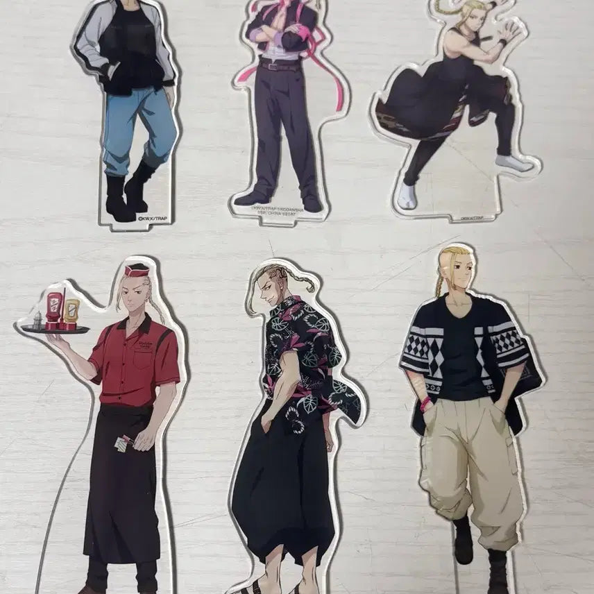 [BUNJANG] Tokyo Revengers Draken Ryuguji Ken Acrylic Standee Bundle Set / 도쿄리벤저스 드라켄 류구지 켄 아크릴 일괄 판매