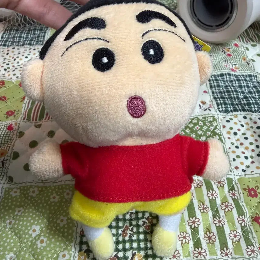 [BUNJANG] Classic Crayon Shin-chan Plush Keychain / 고전 짱구 인형 키링