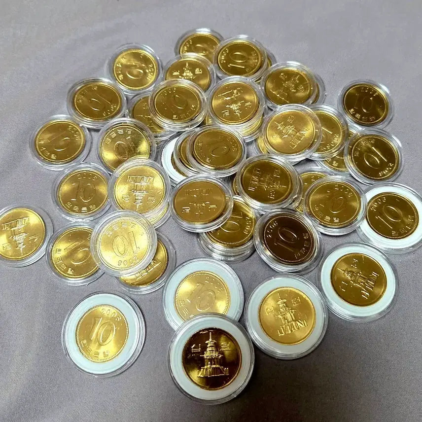 [BUNJANG] 2006 10 Won Coin Bundle (10 pcs) - Last Design Issue / <특년> 2006년 10원 10개 묶음 마지막 구도안 발행