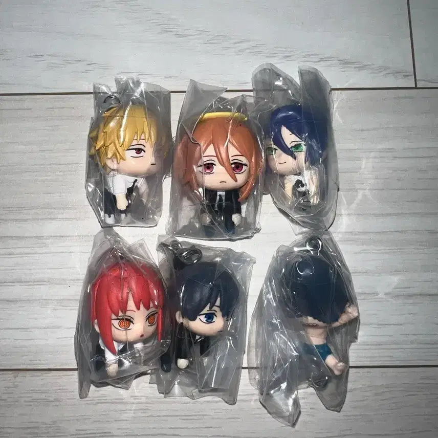 [BUNJANG] Chainsaw Man Round Gacha Keyring 1st Edition (Unsealed Full Set) / (고리형 통일 미개봉풀세트) 체인소맨 대롱가챠 키링 1탄