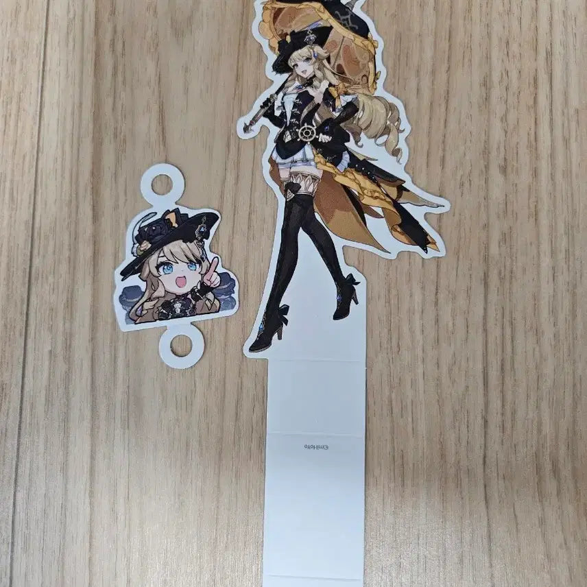 [BUNJANG] Genshin Cafe Character Food Stand (Furina) + Straw Pick Bundle Set / 원신 카페 캐릭터 푸드스탠드 (나비아)+ 빨대픽 일괄