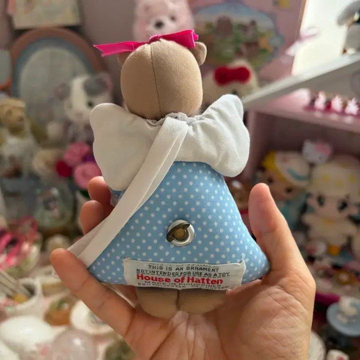 [BUNJANG] Vintage Angel Teddy Bear Music Box / (오늘까지 할인)빈티지 천사 곰인형 오르골