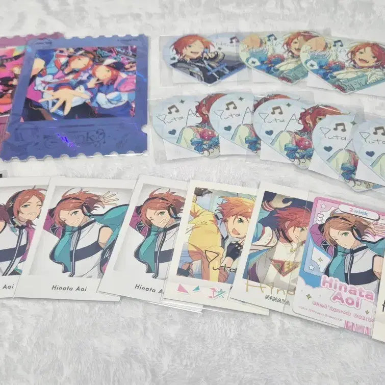 [BUNJANG] Ensemble Stars Twinkle Paper Goods Bundle Set Hinata Yuta / (미개봉) 앙스타 트윙크 지류 굿즈 일괄 히나타 유우타