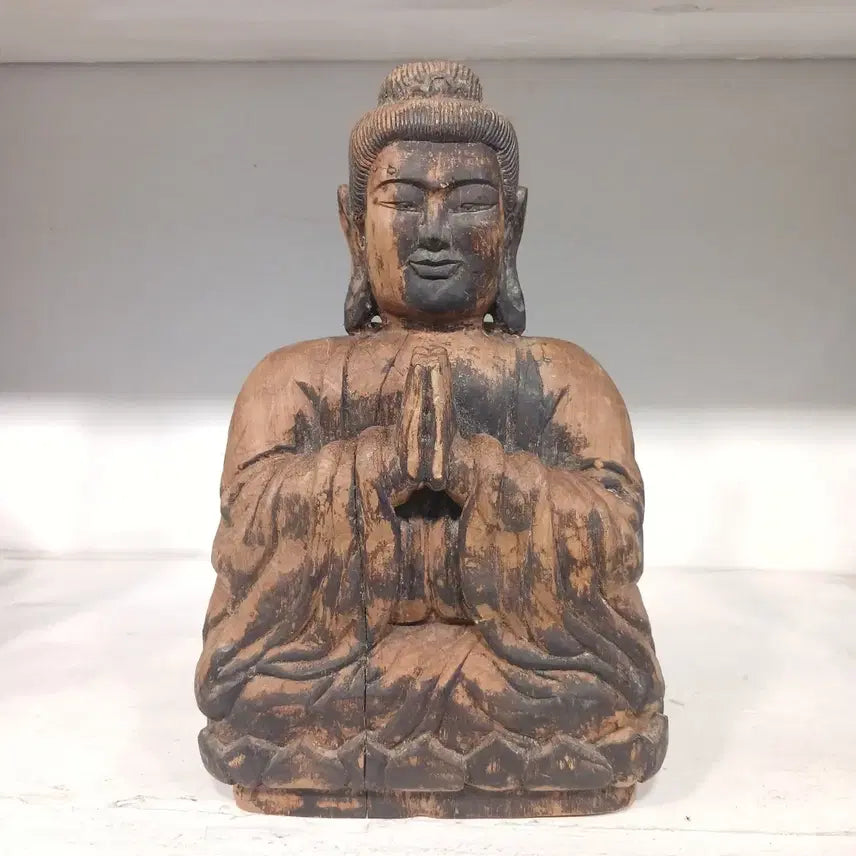 [BUNJANG] Authentic Antique Buddha Statue, Shakyamuni Buddha, Buddhist Art / 골동품 고미술품 진품 부처 석가모니 불상 명품 불교미술