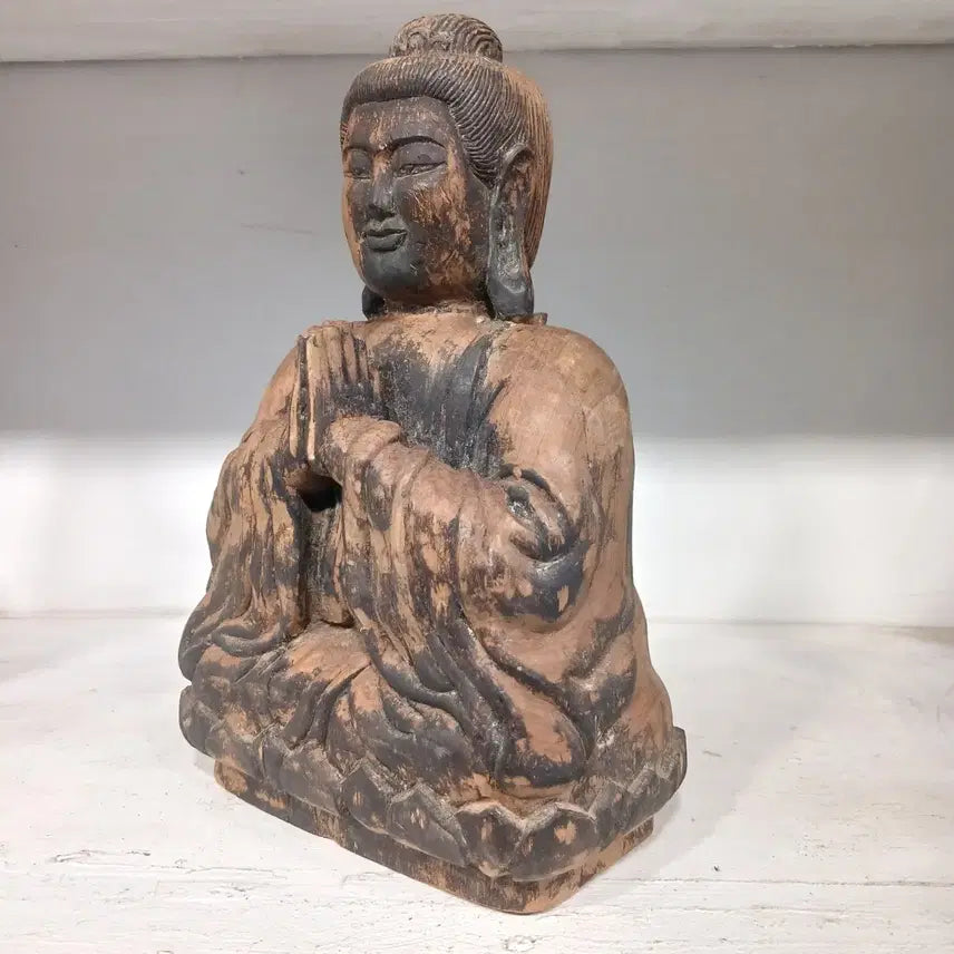 [BUNJANG] Authentic Antique Buddha Statue, Shakyamuni Buddha, Buddhist Art / 골동품 고미술품 진품 부처 석가모니 불상 명품 불교미술