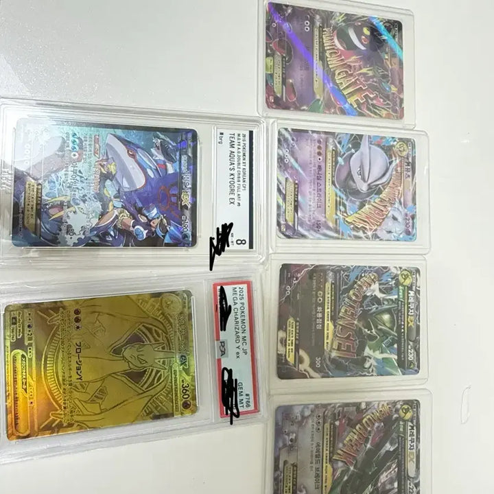 [BUNJANG] Mega Rayquaza EX &amp; Mega Mewtwo EX Cards Bundle Set / M레쿠쟈ex  M뮤츠ex