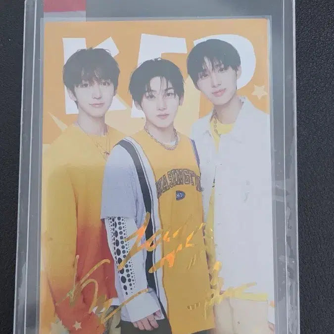[BUNJANG] Teyreka Kickflip Donghyun Gyekhun Juwang Limited Edition Signed Print Card / 테레카 킥플립 동현 계훈 주왕 50한정 인쇄 싸인 카드