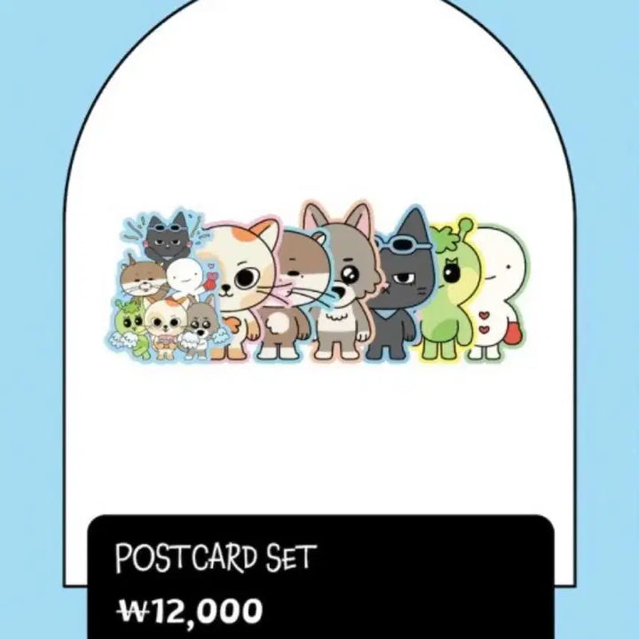 [BUNJANG] Bbyeonnekdo Postcard Set / 쁘넥도 엽서카드 세트