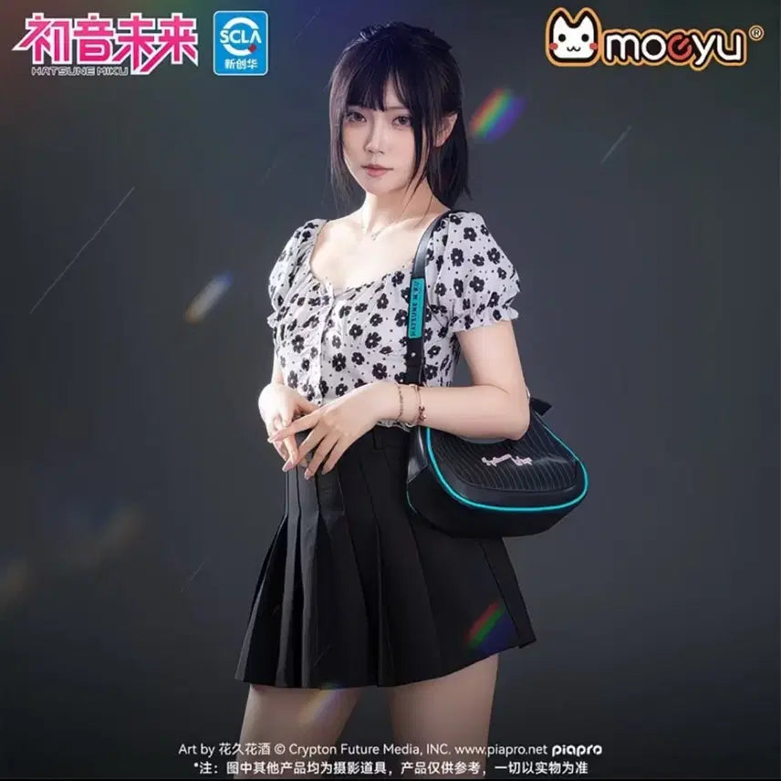 [BUNJANG] MOEYU x Hatsune Miku Collaboration Mini Shoulder Bag / 새제품) MOEYU 공식 하츠네미쿠 콜라보 미니 숄더백