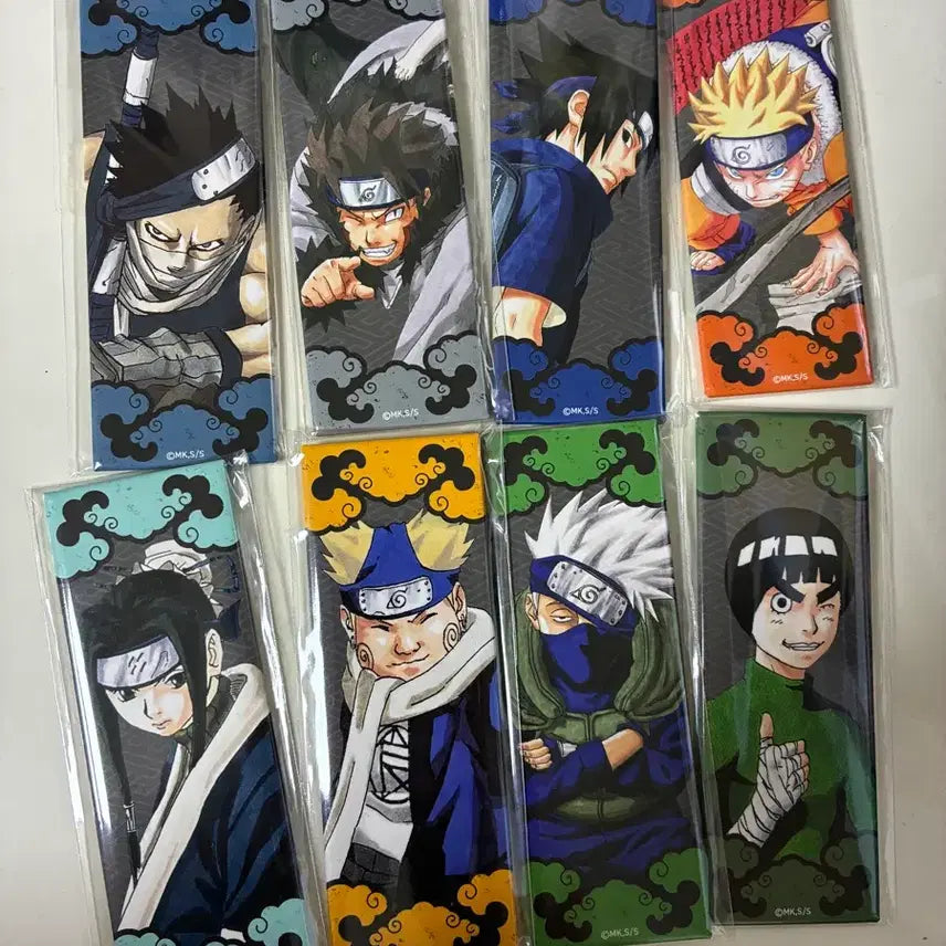 [BUNJANG] Naruto Jump Shop Original Drawing Square Can Badge Set / 나루토 점프샵 원화 사각 캔뱃지 세트