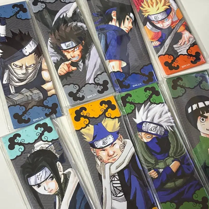 [BUNJANG] Naruto Jump Shop Original Drawing Square Can Badge Set / 나루토 점프샵 원화 사각 캔뱃지 세트