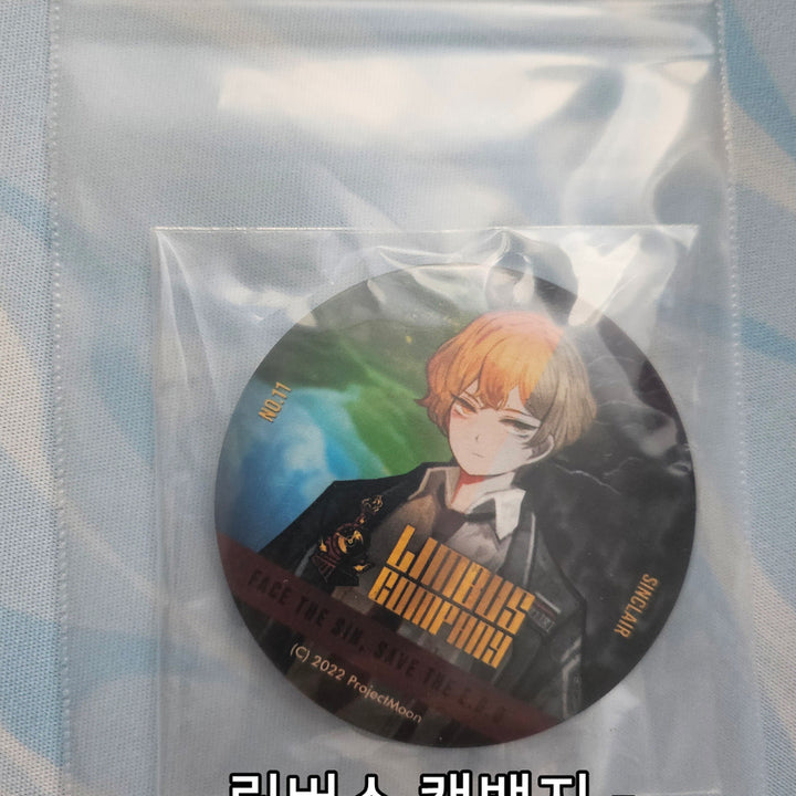 [BUNJANG] Limbus Company Sinclair Can Badge / 림버스 싱클레어 캔뱃지