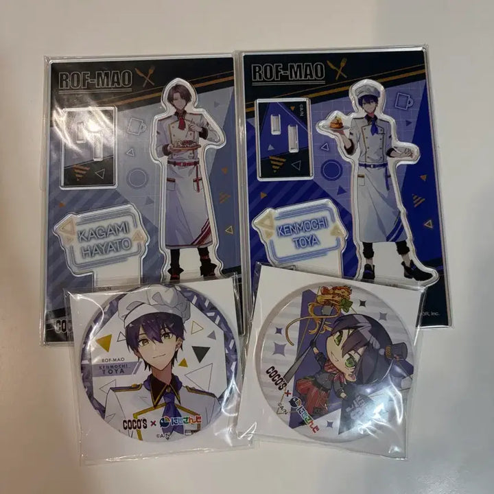 [BUNJANG] NIJISANJI x COCA-COLA Collab Acrylic Badge Set - Toya Kenmochi, Hayato Kagami / 니지산지 코코스 콜라보 아크릴 뱃지 켄모치 토우야 카가미 하야토