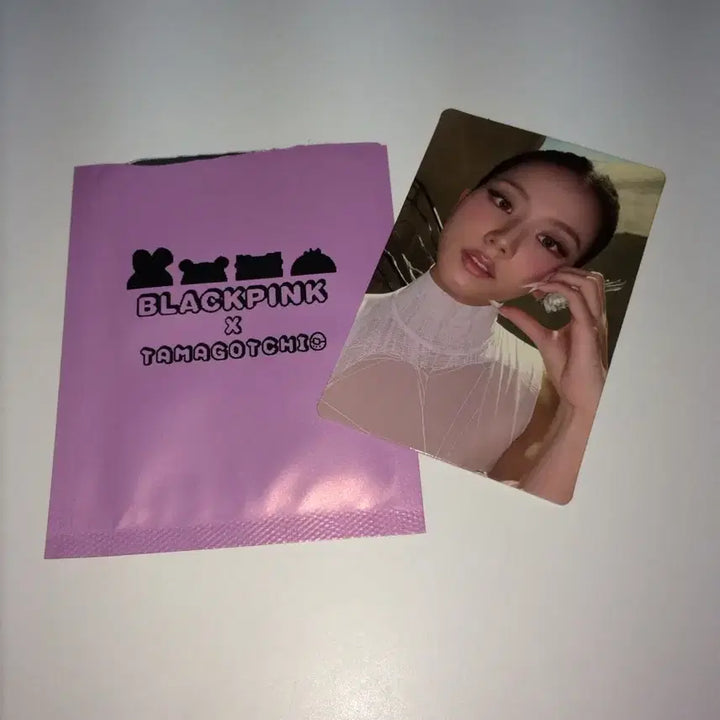 [BUNJANG] BLACKPINK Jisoo Tamagotchi Lucky Draw Photocard / 블랙핑크 지수 10만원 특전 타마고치 팝업 포토카드 포카 데드라인
