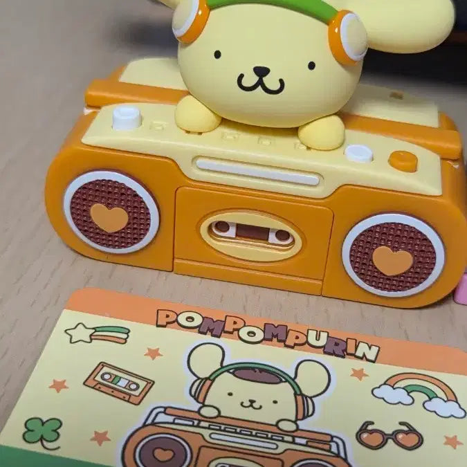 [BUNJANG] Sanrio Pompompurin Cassette Radio Figure (Sealed) / 산리오 폼폼푸린 카세트 라디오 피규어_봉지 미개봉