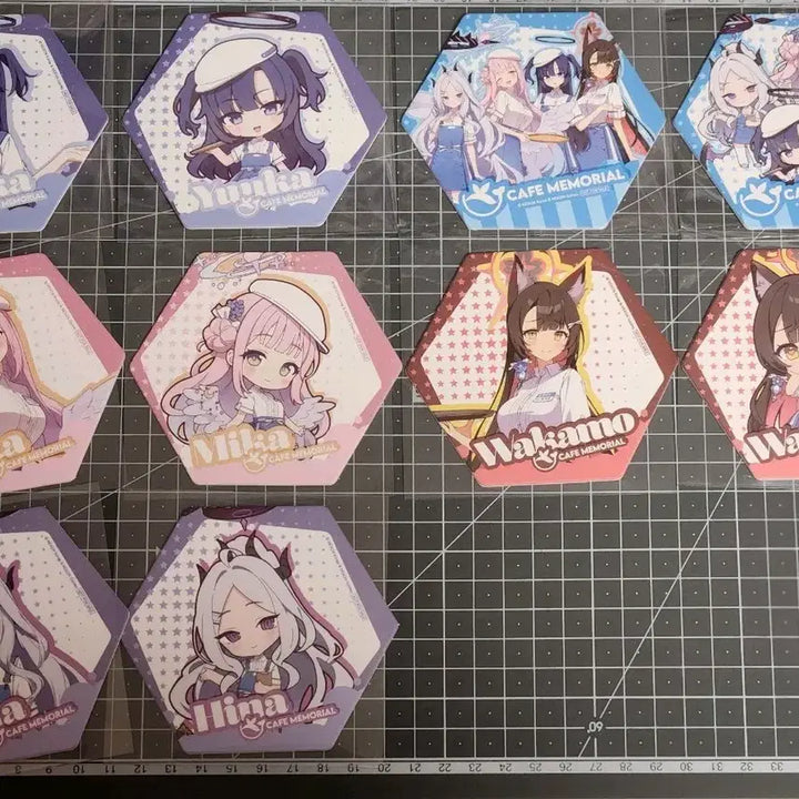 [BUNJANG] Blue Archive Cafe Memorial Season 1 Coaster, Deco Pick, and Bonus Set / 블루아카이브 카페메모리얼 시즌1 코스터/데코픽/특전