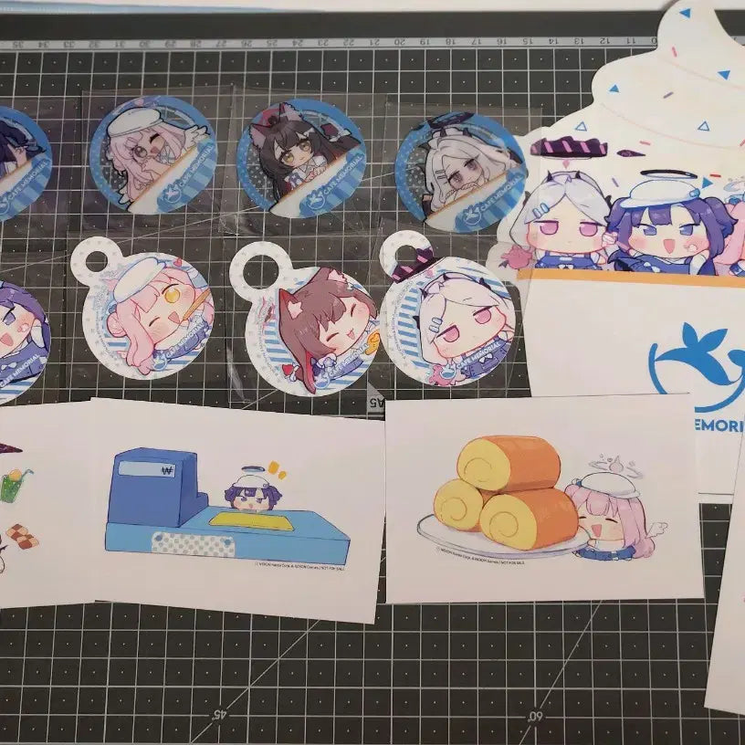 [BUNJANG] Blue Archive Cafe Memorial Season 1 Coaster, Deco Pick, and Bonus Set / 블루아카이브 카페메모리얼 시즌1 코스터/데코픽/특전