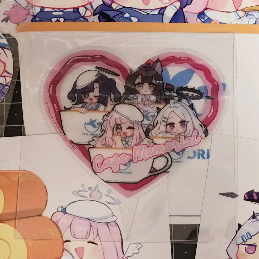 [BUNJANG] Blue Archive Cafe Memorial Season 1 Coaster, Deco Pick, and Bonus Set / 블루아카이브 카페메모리얼 시즌1 코스터/데코픽/특전