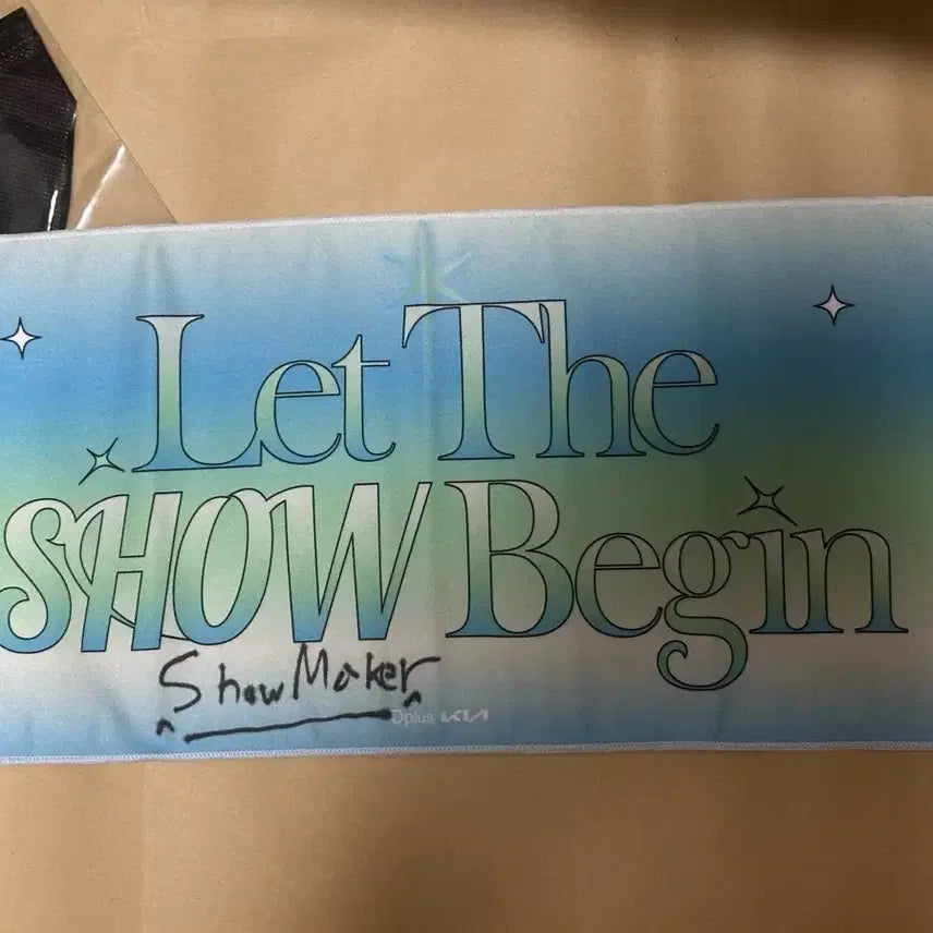 [BUNJANG] Showmaker Signed Slogan / Showmaker 쇼메이커 친필 싸인 슬로건