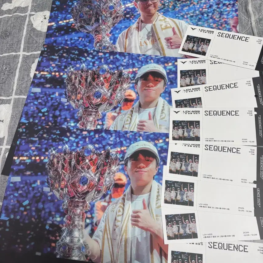 [BUNJANG] T1 Faker Keria LCK Photo Exhibition Goods Bundle Set / T1 ONER KERIA LCK 사진전 굿즈