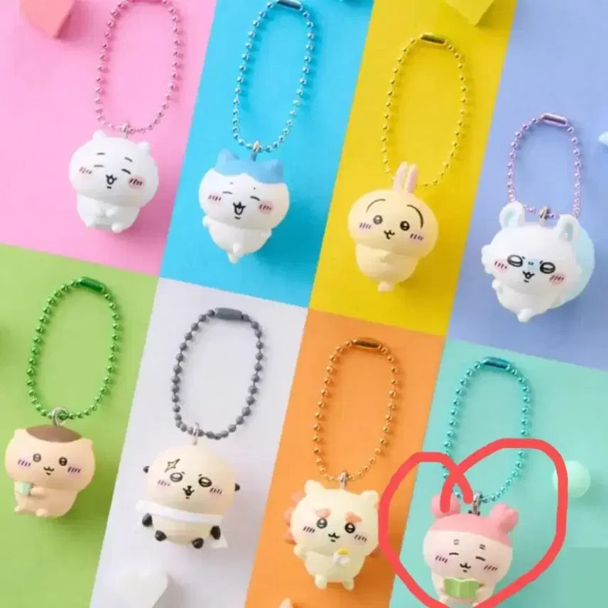 [BUNJANG] Bandai Chiikawa Mascott Biscuit Keychain - Kani / 반다이 치이카와 마스코트 비스킷 키링 - 카니