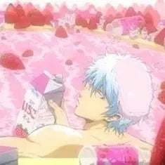 [BUNJANG] Gintama Gintoki Tokyo Pop-Up Strawberry Milk Carton Sabure / 은혼 긴토키 도쿄 팝업 딸기우유 사브레 우유곽 판매
