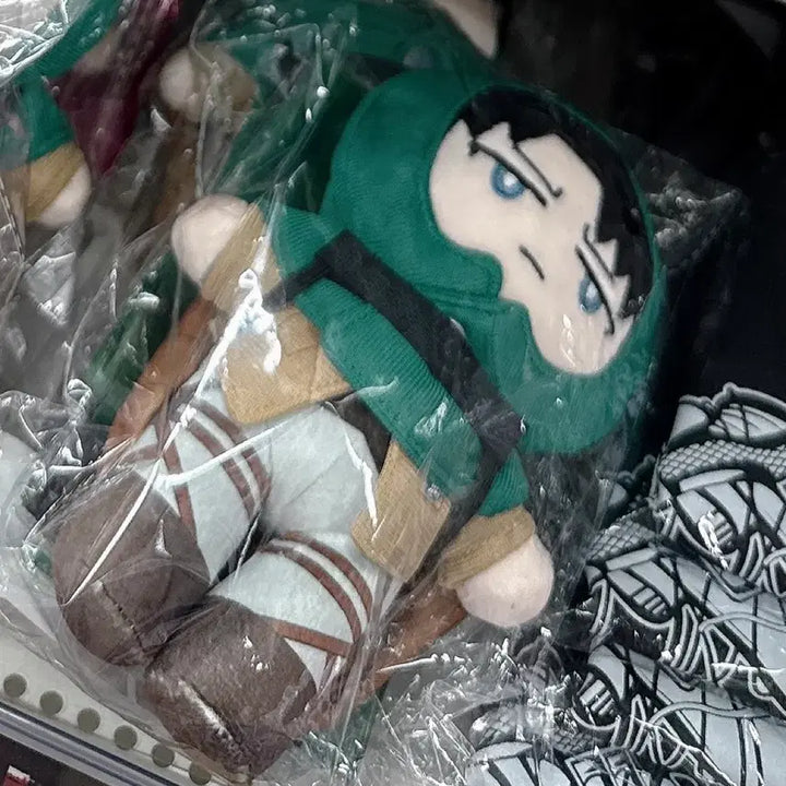[BUNJANG] Attack on Titan Levi Plush Doll / 진격의거인 진격거 리바이 인형 누이