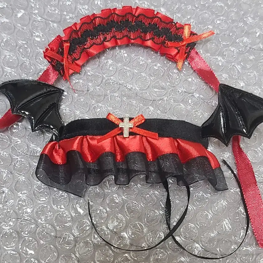 [BUNJANG] 10cm Doll Clothes Devil Set / 10cm 인형옷 악마옷 세트