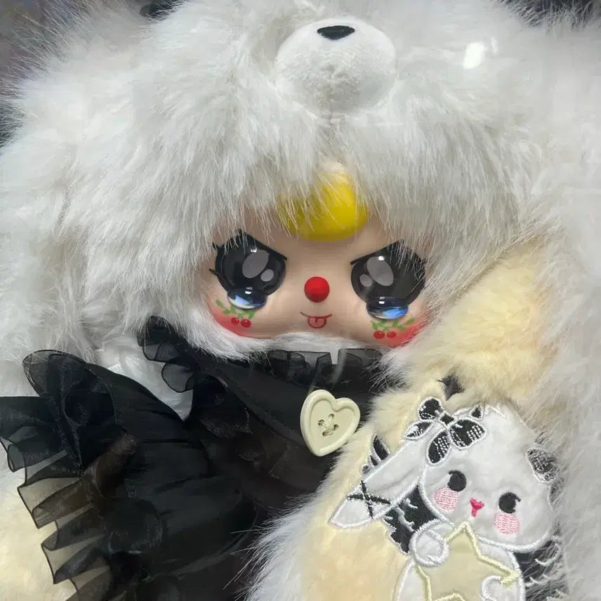 [BUNJANG] BabyThree Lily Rabbit v5 White &amp; Black Doll / 베이비쓰리 릴리레빗v5 화이트블랙