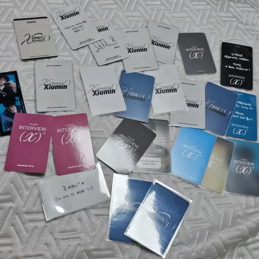 [BUNJANG] Xiumin Solo Photocard Set / 시우민 솔로 관련 포토카드 세트