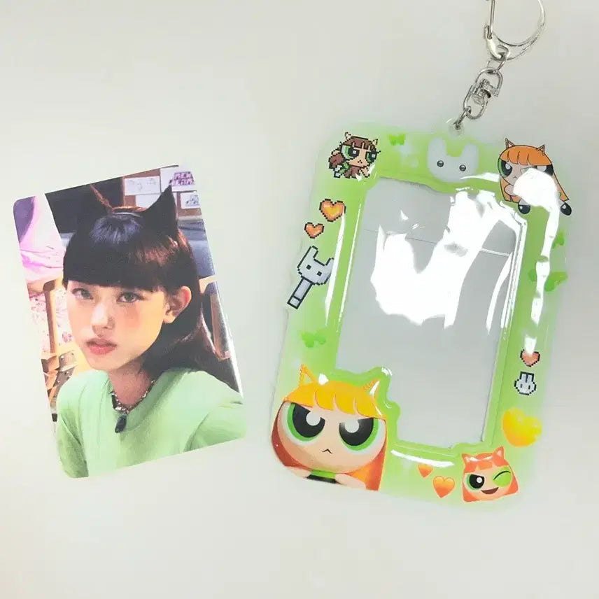 [BUNJANG] NewJeans Powerpuff Girls Haerin Photocard Holder / 뉴진스 파워퍼프걸 포카 홀더