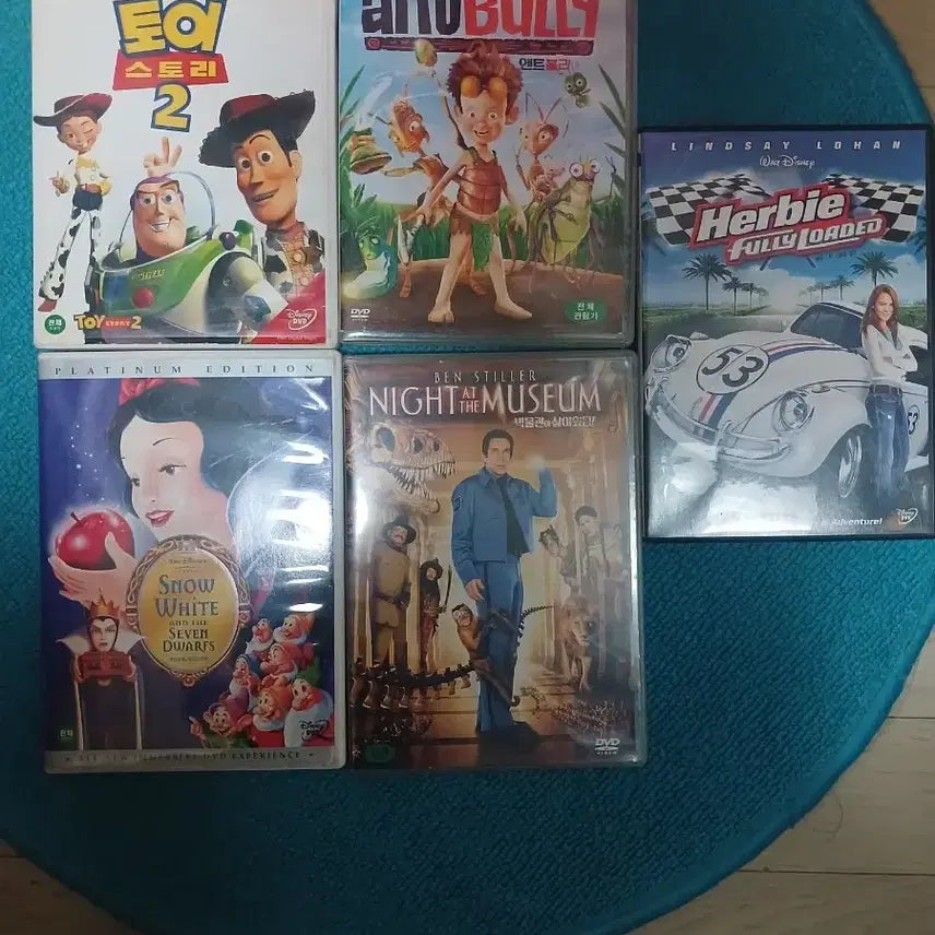 [BUNJANG] Popular Movie &amp; Animation DVD Bundle (5 Disc Set) / (5편전부)인기 영화 및 애니메이션 정품 DVD 5개