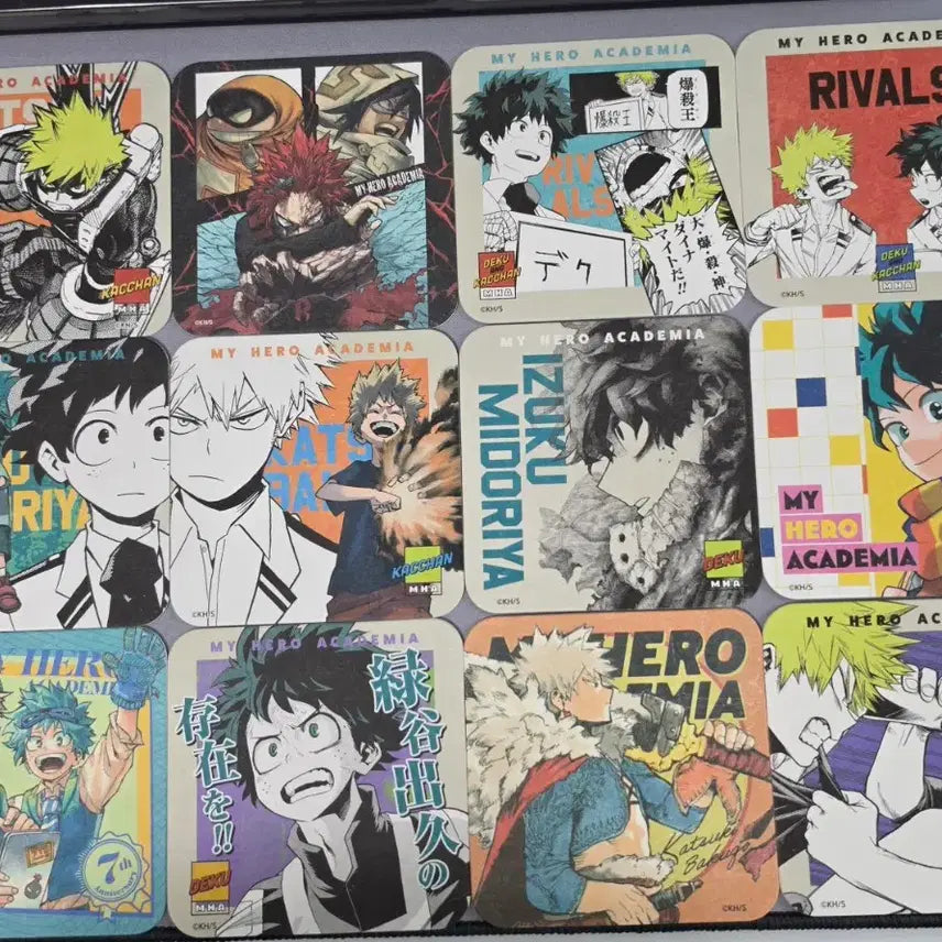 [BUNJANG] My Hero Academia Art Coaster Bundle Set / 나의 히어로 아카데미아 아트 코스터 일괄
