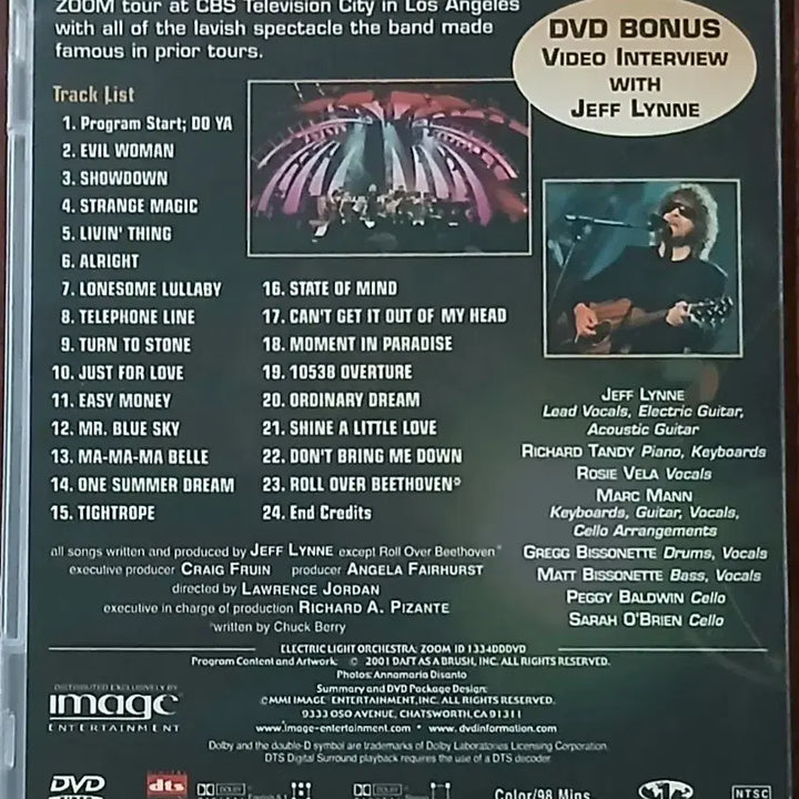 [BUNJANG] Electric Light Orchestra Zoom Tour Live DVD / DVD Electric Light Orchestra 라이브공연