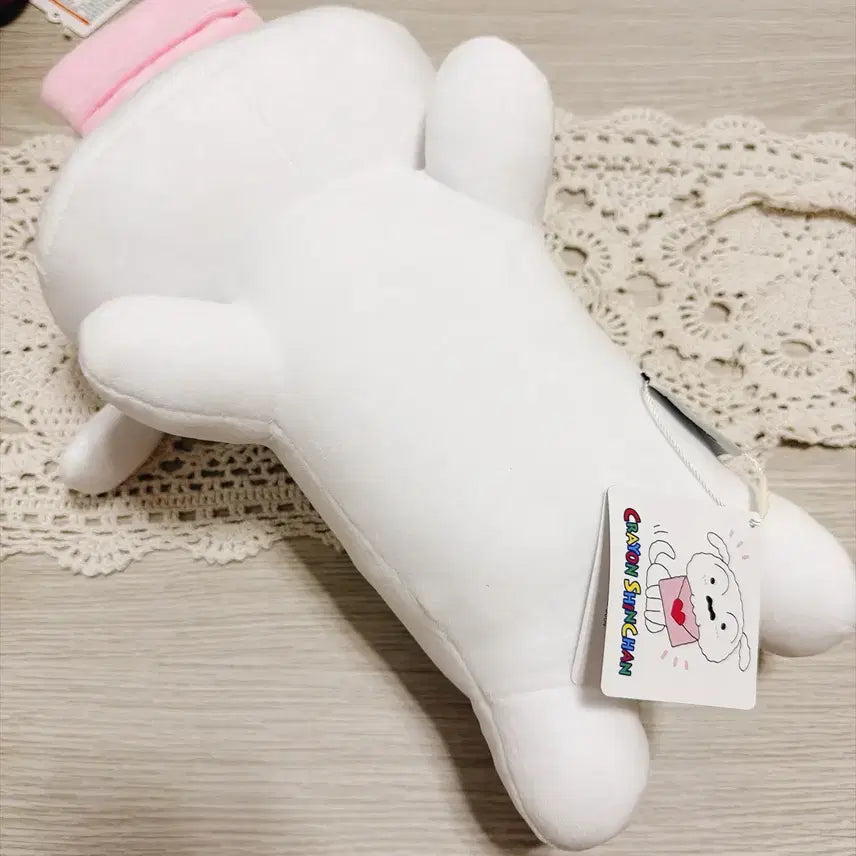 [BUNJANG] Crayon Shin-chan Whitey Body Mochi Cushion / [택ㅇ/새상품] 짱구는못말려 러브레터 흰둥이 바디모찌쿠션