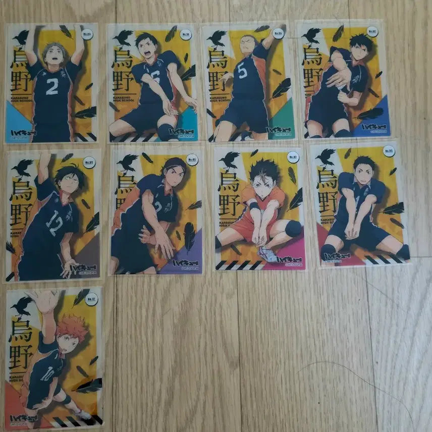 [BUNJANG] Haikyuu!! Clear File Bundle Set / 하이큐 클리어 일괄판매