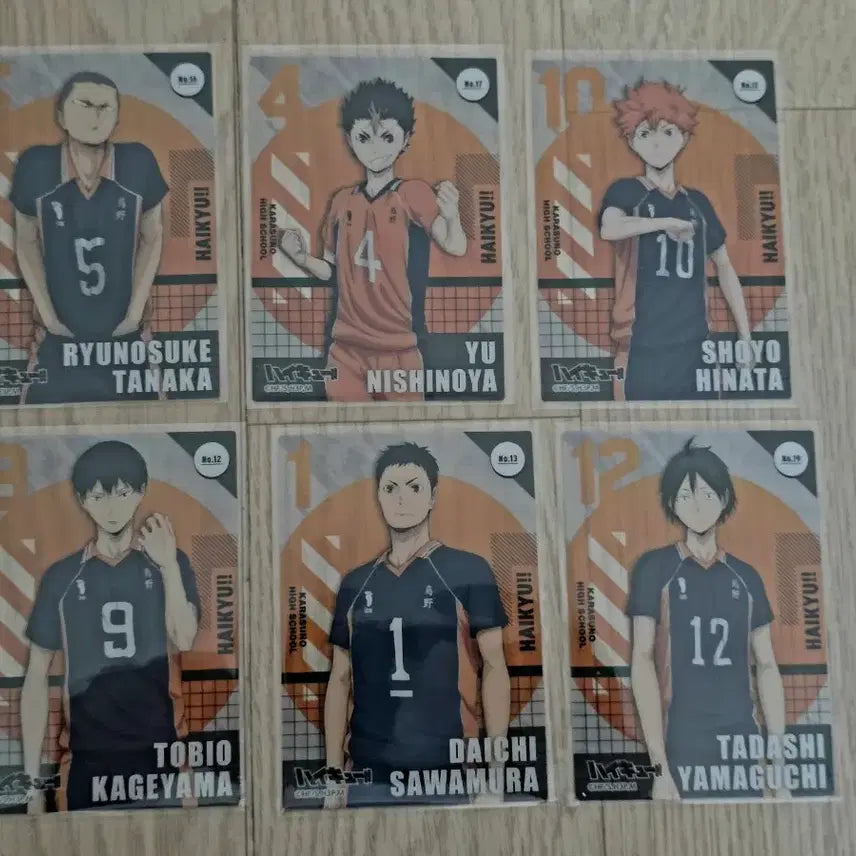 [BUNJANG] Haikyuu!! Clear File Bundle Set / 하이큐 클리어 일괄판매