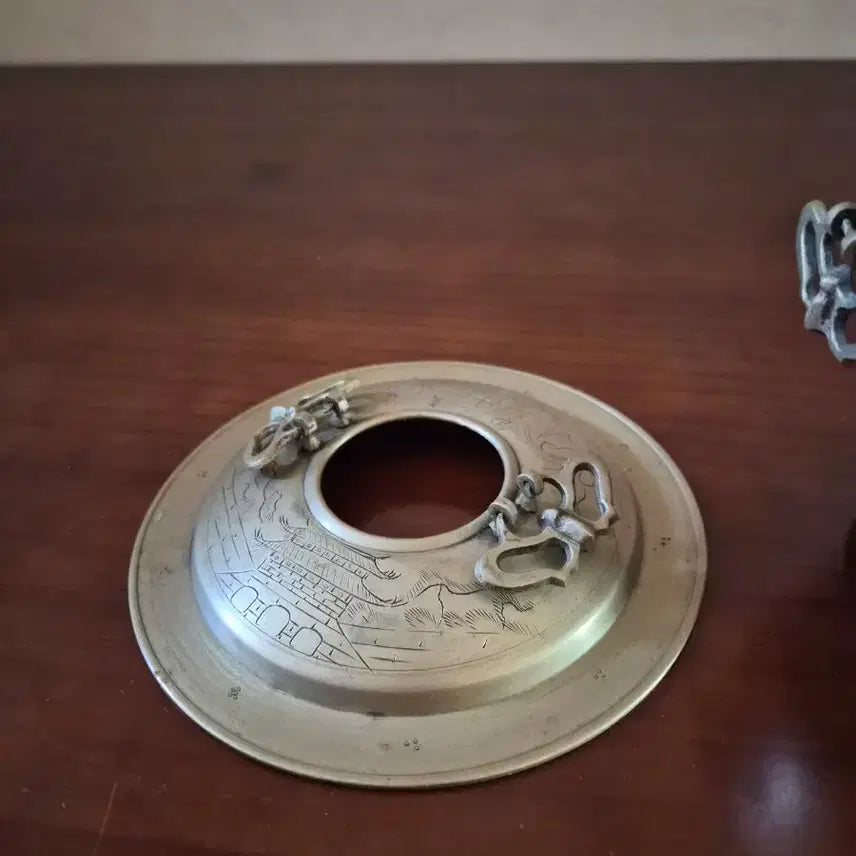 [BUNJANG] Antique Korean Brass Sinseollo (Royal Court Food Warmer) / 오래된 백동 신선로