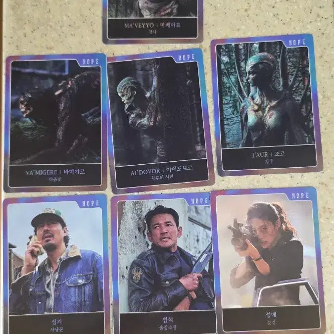 [BUNJANG] Hoseok 3rd Week Trading Card Set 1 (7 Versions) / 호프 3주차 트레이딩 카드 1차 7종 일괄 팝니다