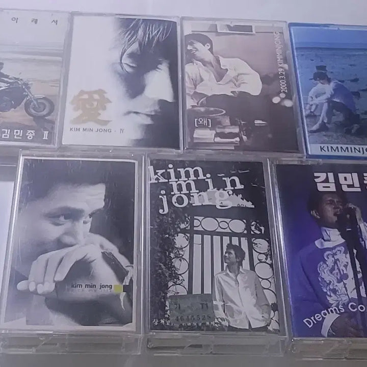 [BUNJANG] Kim Min Jong Cassette Tape Collection Bundle Set / (일괄) 김민종 정품 카세트테이프 모음 [한국 가요,발라드,앨범]