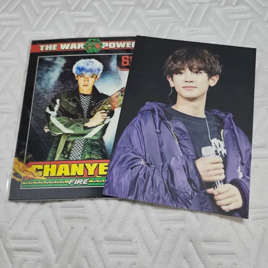 [BUNJANG] EXO Chanyeol Postcard &amp; Lenticular Set / EXO 찬열 엽서, 렌티큘러 세트