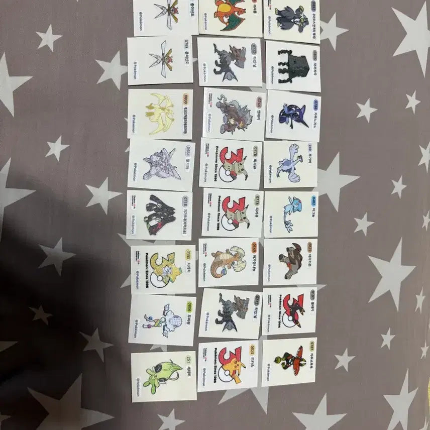 [BUNJANG] Pokemon Stickers Bundle / 포켓몬 띠부실(일괄, 각각 다 가능)