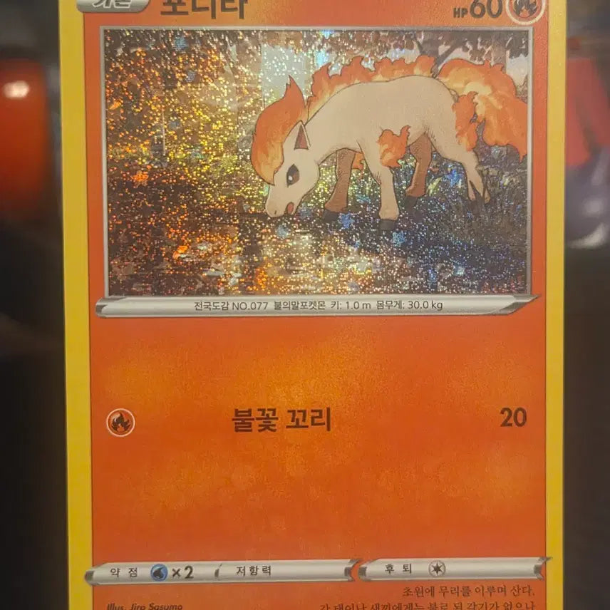 [BUNJANG] Ponyta &amp; Rapidash 2-Card Holo Set (Classic Collection) / 한글판 포니타 + 날쌩마 23클래식 컬렉션 홀로 2종 세트 (CLL 004/032 005/032)