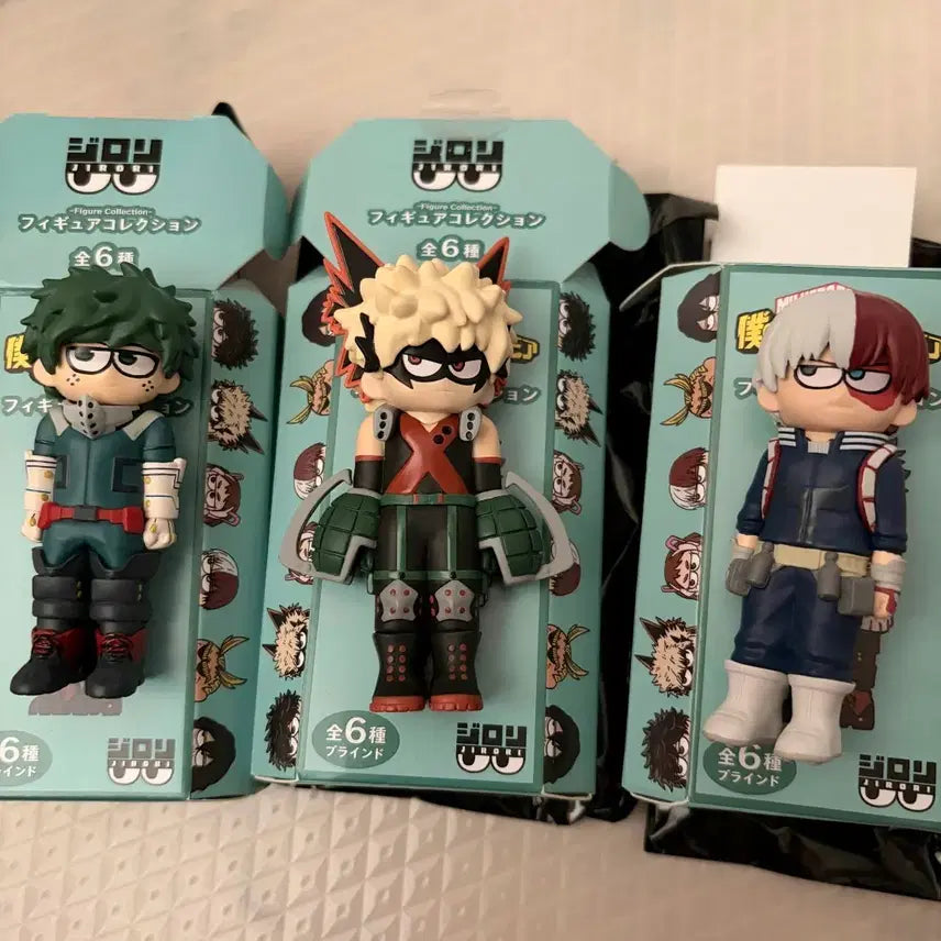 [BUNJANG] My Hero Academia Izuku Midoriya, Katsuki Bakugo, Shoto Todoroki Figure Bundle / 히로아카 지로리 바쿠고+쇼토+미도리야피규어 일괄 판매합니다
