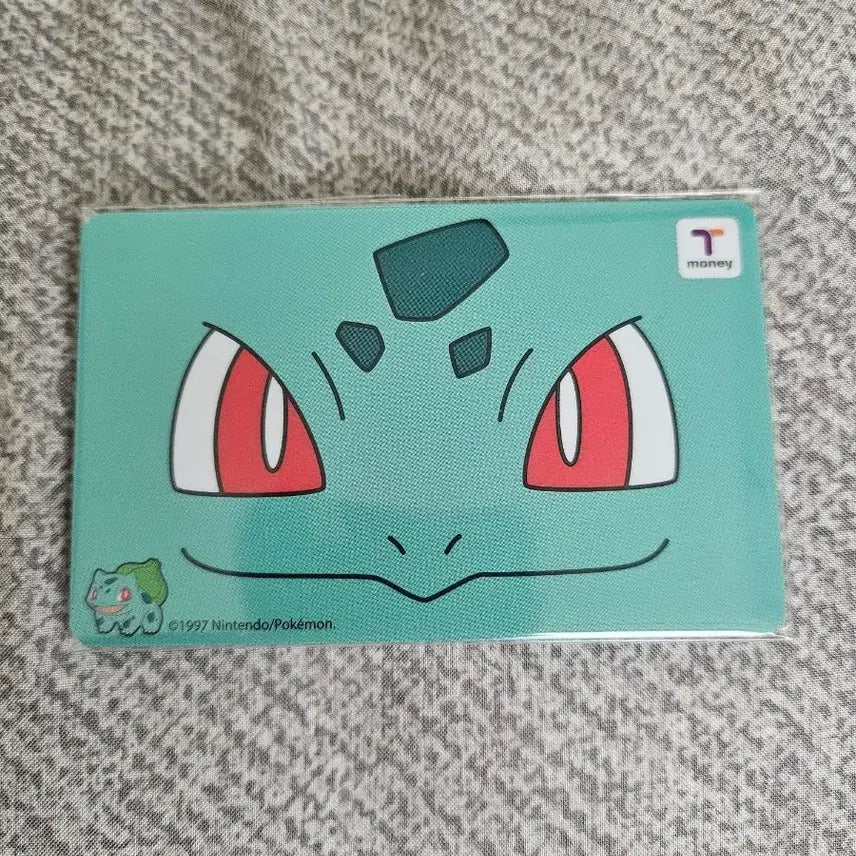 [BUNJANG] 2015 Limited Edition Pokemon Bulbasaur Face Transportation Card / 2015 고전 포켓몬스터 얼굴 교통카드 (한정판) 이상해씨