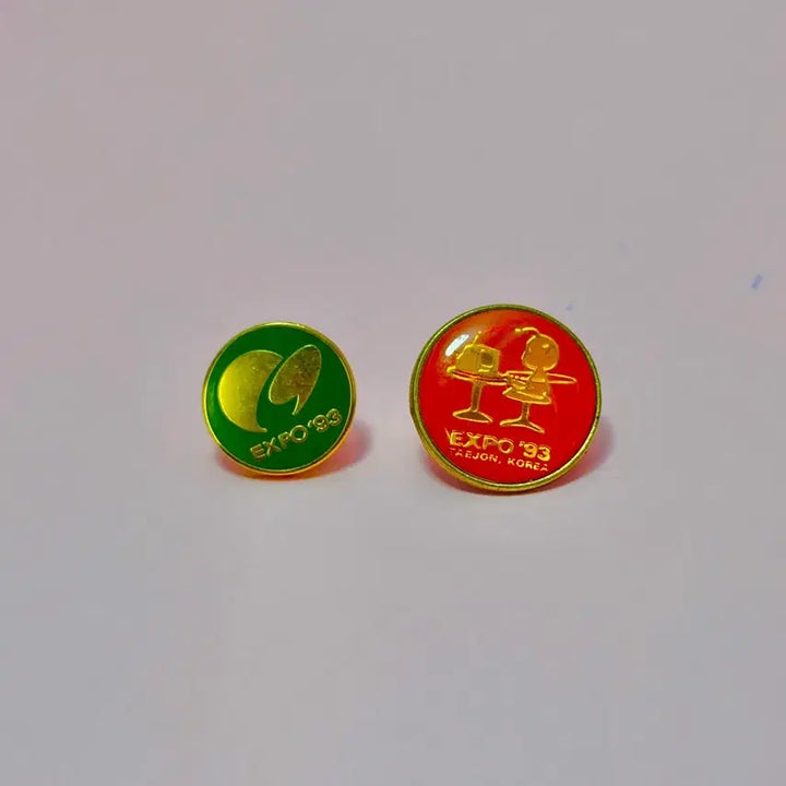 [BUNJANG] 1993 Daejeon Expo Original Pin Badge (Duredumi) / 93년 대전엑스포 오리지널 핀뱃지 꿈돌이 레트로 근대사 수집
