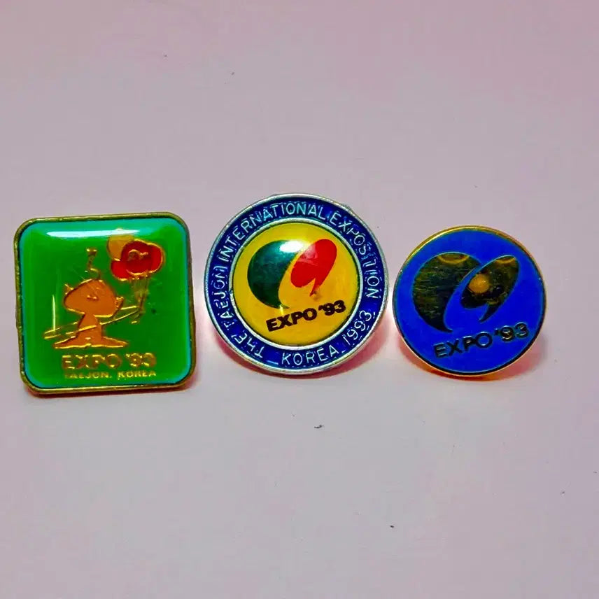 [BUNJANG] 1993 Daejeon Expo Original Pin Badge &