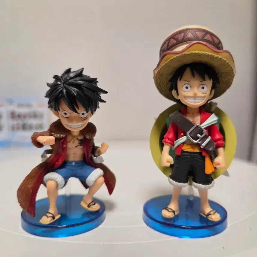 [BUNJANG] One Piece Luffy Figure Set (2 Figures, No Box) / 원피스 루피 피규어 2개 세트(노박스)
