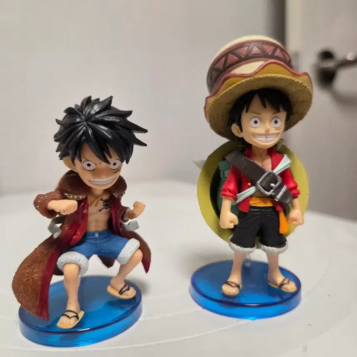 [BUNJANG] One Piece Luffy Figure Set (2 Figures, No Box) / 원피스 루피 피규어 2개 세트(노박스)